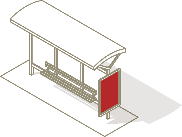 Bus Shelter Service Icon